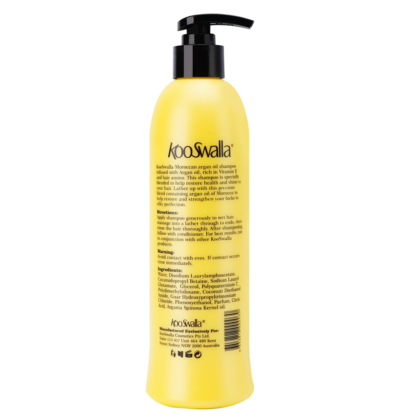 KOOSWALLA MORROCAN ARGAN OIL HAIR SHAMPOO